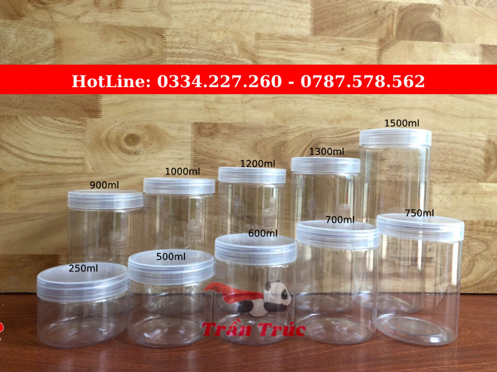 hũ nhựa nắp nhựa